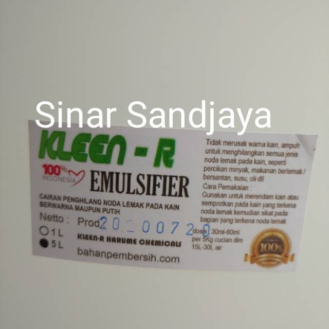 Emulsifier 5 Liter