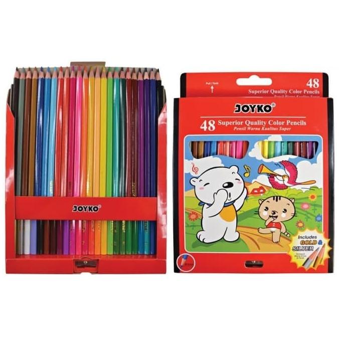 

(BISA COD) Pensil Warna CP-48PB Joyko / Panjang TERJAMIN Kode 787