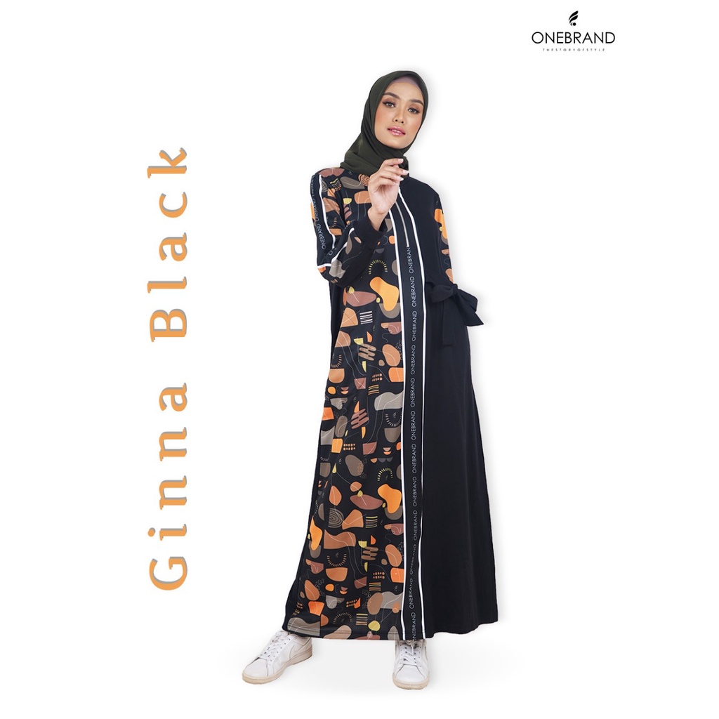 Dress Kekinian Dress Cassual Dress Ginna By OneBrand