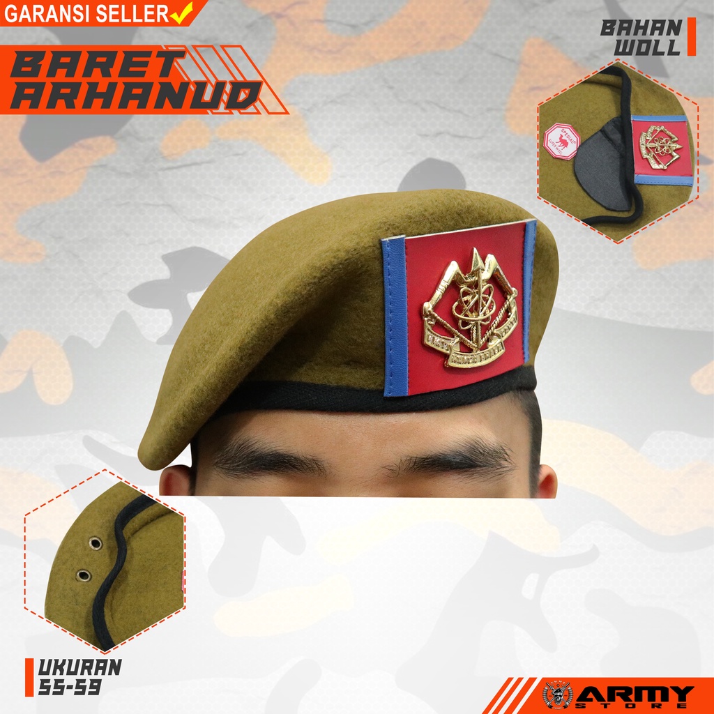 Baret Arhanud Satu Set