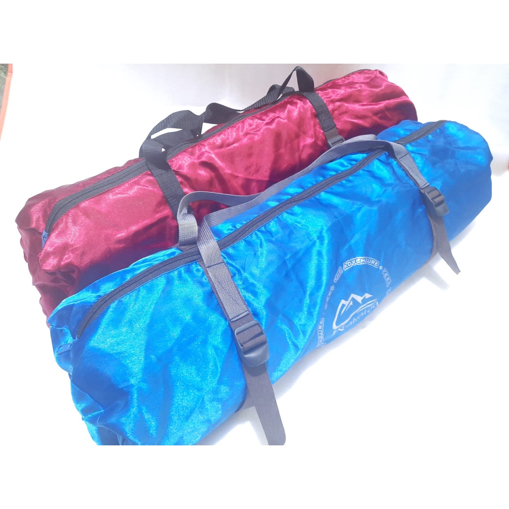 【Warna Dipilih】 Tas Tenda Camping Premium Bahan Satin - Lembut &amp; Tebal` Kapasitas 2 - 12 Orang` Sarung Tenda Dome Saten` Kap 2P 4P 6P 8P 10P 12P