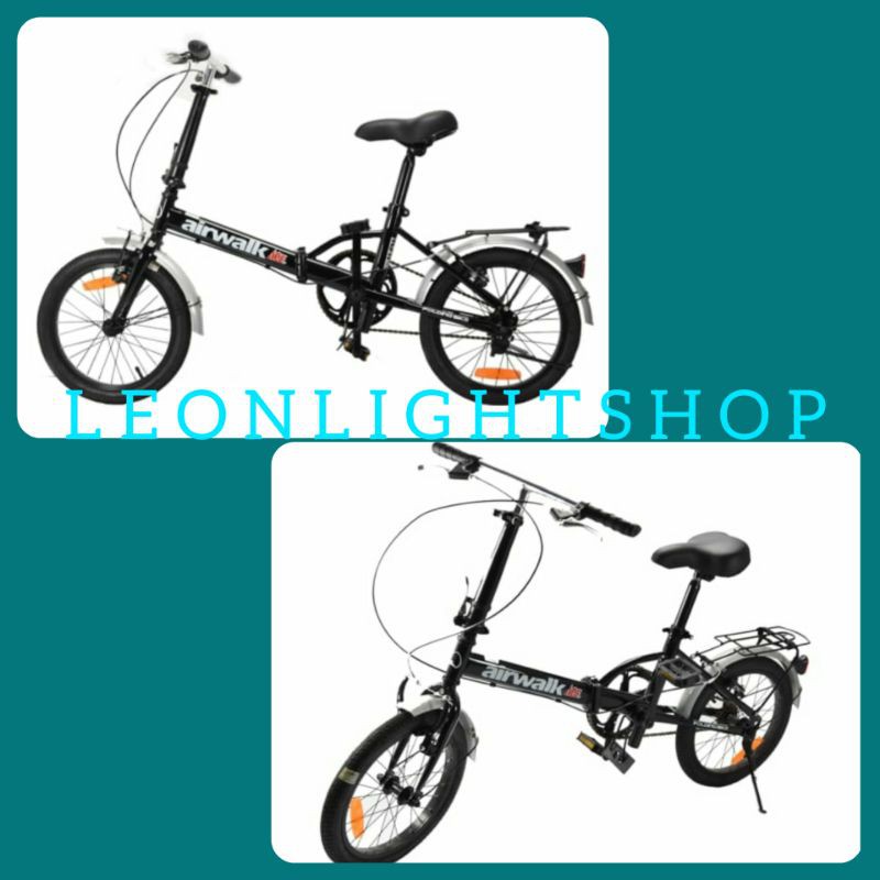 ACE AIRWALK SEPEDA LIPAT 16 INCI 1 SPEED/FOLDING BIKE/ FDB AIRWALK JEDI 16 INCI/SEPEDA LIPAT MURAH