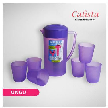 Teko Calista / Teko Takankala / Calista Takankala Teko Set 7 in 1 / Teko Calista TAKANKALA Teko Set of 7 Pcs / Water Jug / Teko Beranak / Teko Murah