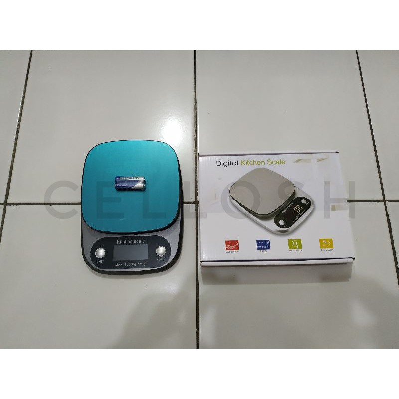 Timbangan Dapur Digital Ki tchen Scale 10kg 1g - Z3S - Gray