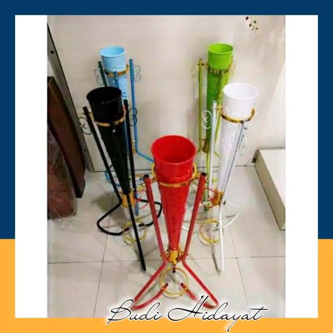 Bunga Anggrek Artificial Latex Import Premium - Biru