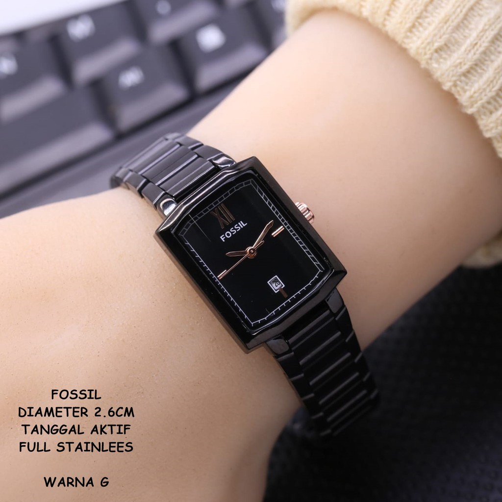 Jam Tangan Wanita/Cewek Fashion Capsul Full Stainless Tanggal Aktif