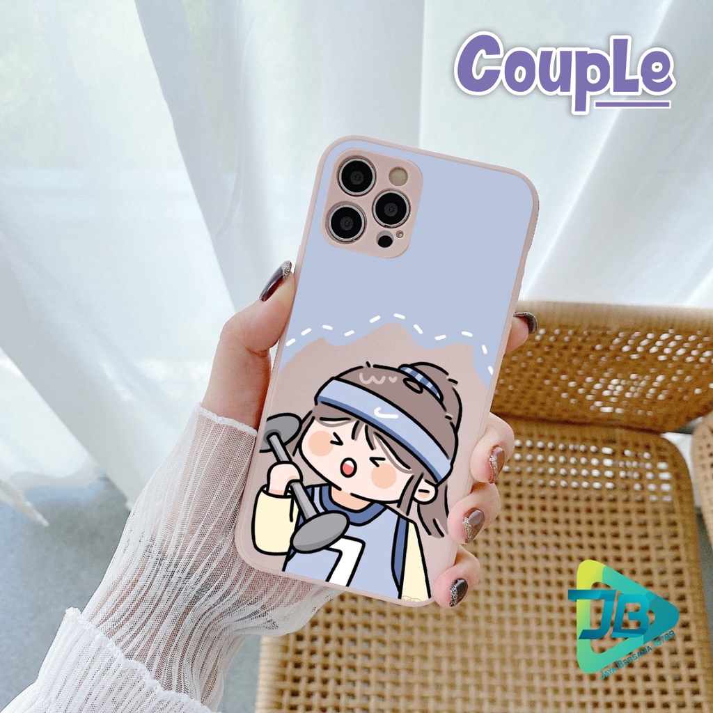 CASE CASING SOFTCASE SILIKON MACARON PELINDUNG KAMERA COUPLE OPPO VIVO SAMSUNG XIAOMI REALME IPHONE ALL TYPE JB5293