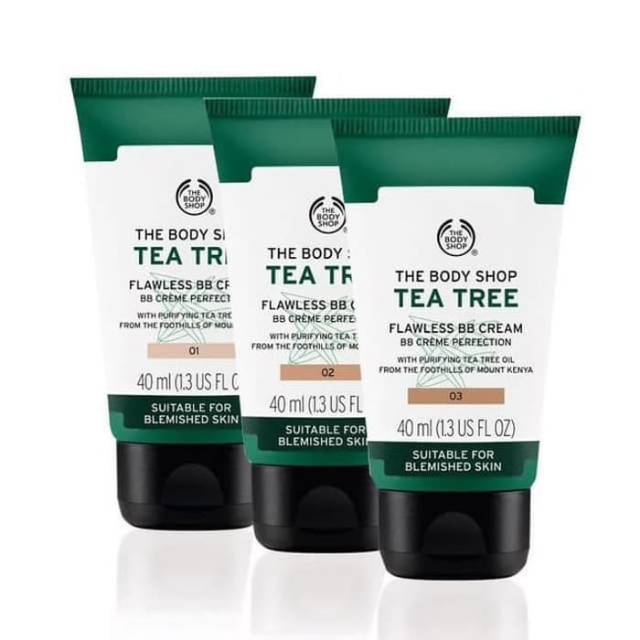 FLAWLESS BB CREAM TEA TREE THE BODY SHOP ORIGINAL