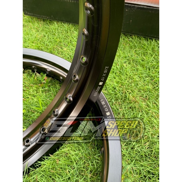 VELG TDR BLACK MIRROR RING 17 UKURAN 215-185 ORIGINAL TDR