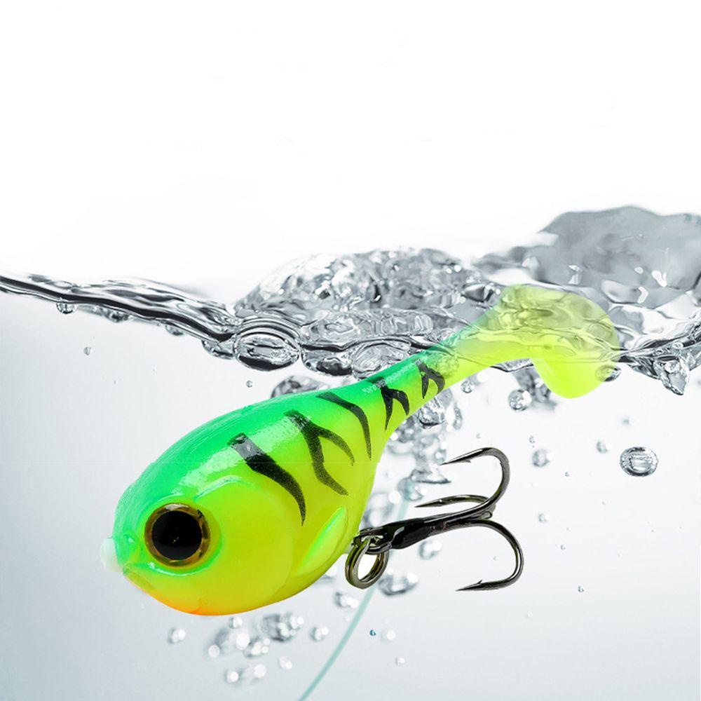 TOP Balon Umpan Ikan Dengan Pengait Tahan Lama High Quaility Swim Worm Barbed Hook