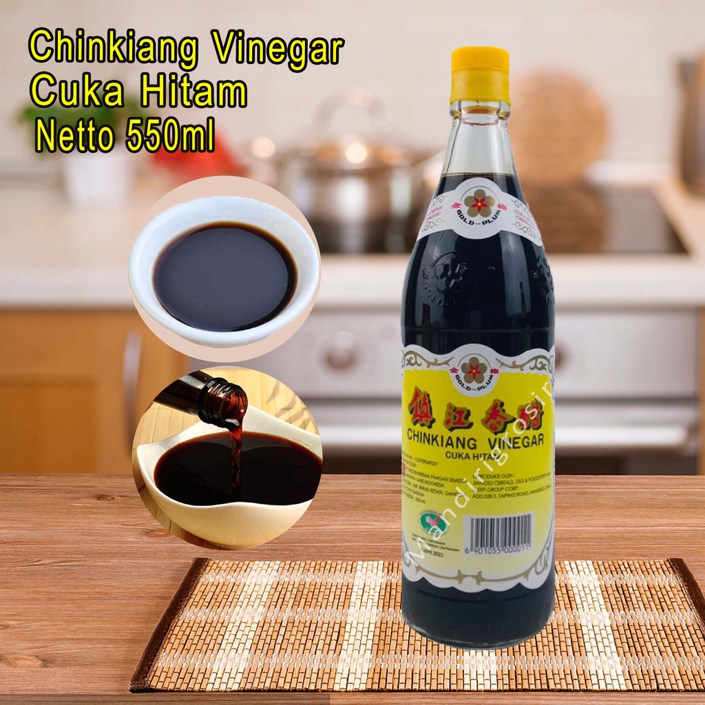 Cuka Hitam *Chinkiang Vinegar * Gold Plum *  550ml