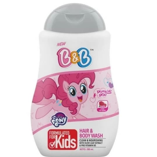 B&amp;B KIDS LITTLE PONY Hair &amp; Body Wash 280ml