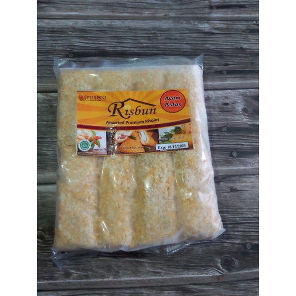 

Risbun risol AYAM PEDAS isi 8 frozen