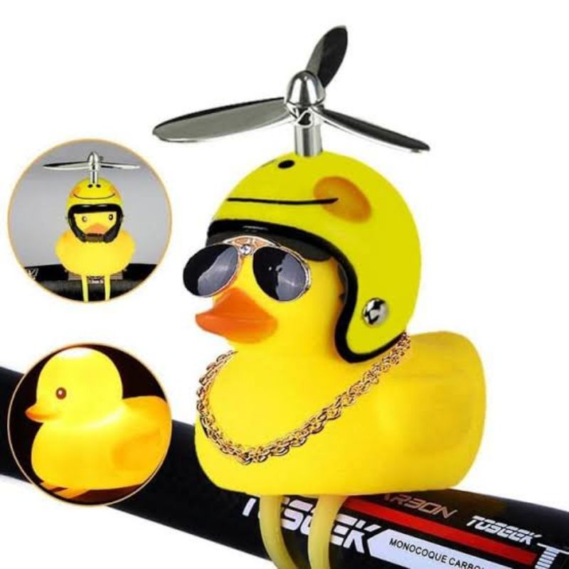 Bebek Helm Berbaling Pajangan Mainan Bebek Baling-4