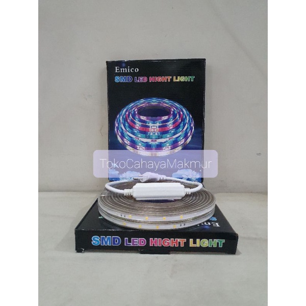 Lampu Led Hias Selang Stripled Outdoor Indoor 10M 10Meter SMD Warna Warni RGB