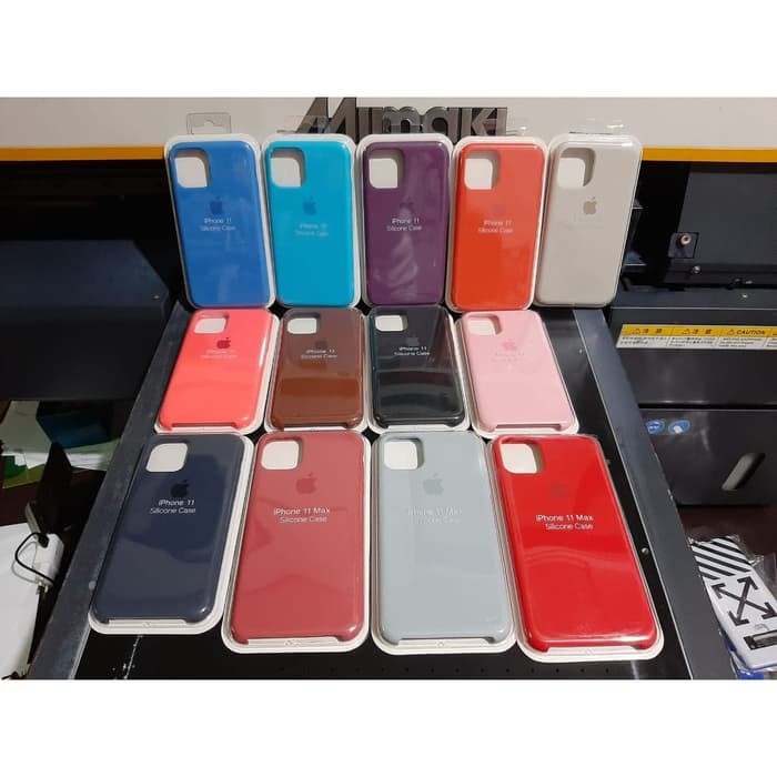 Case original silicon apple iphone 11 / iphone 11 pro max soft casing iphone XI Pro max Silicone