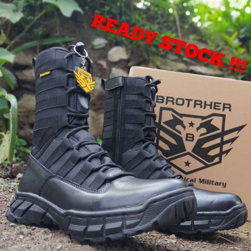 SEPATU PDL BROTHER NINJA WEBA KULIT SAPI ASLI SEPATU PDL TNI POLRI SECURITY
