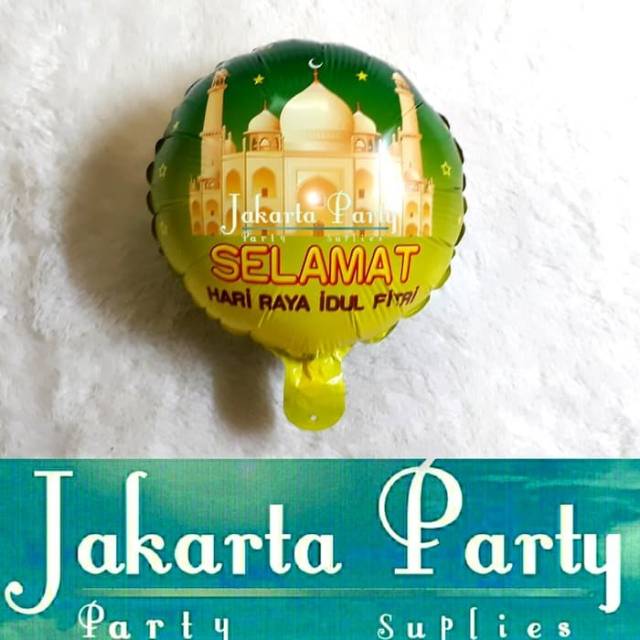 Balon Foil Idul Fitri / Balon Foil Lebaran / Balon Foil Ied Mubarak