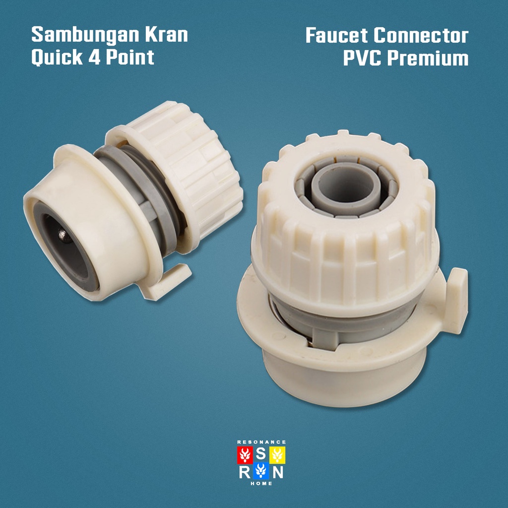 Sambungan Konektor Kran 4 Titik / Quick Connector Resonance Home