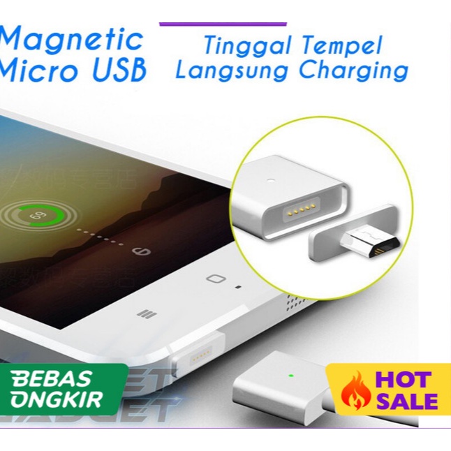 Micro USB Charger Magnetic Quick Charging Cable for Smartphone