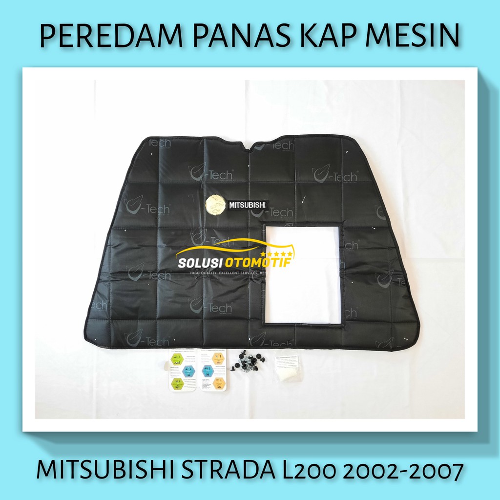 Mitsubishi STRADA L200 2002-2008 VTECH Ori Aksesoris Peredam Panas Kap Mesin Mobil