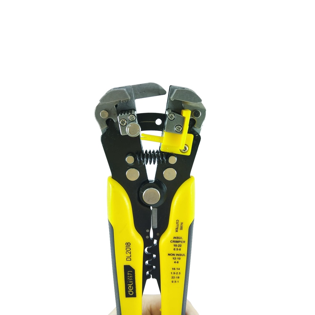 Tang Kupas dan Crimping - Stripping Pliers Deli DL2018