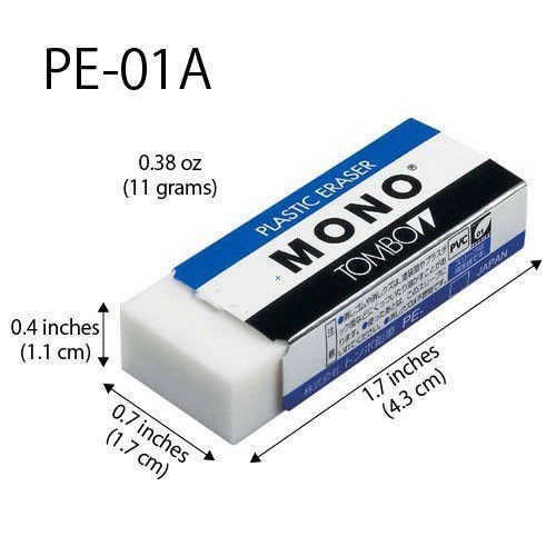 

Tombow Penghapus Pensil PE-01A White Eraser Mono