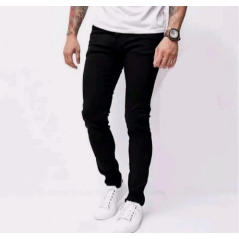 celana jeans stretch pull&amp;bear pria / celana skinny / celana panjang