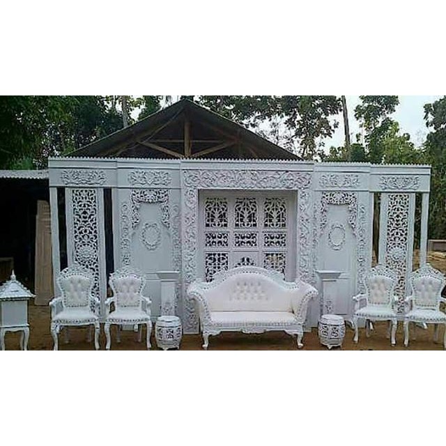 Kursi Pelaminan dan gebyok full set