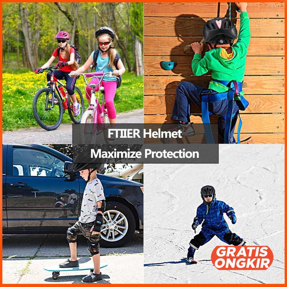 Helm Modular Sepeda Anak Full Face Bike Riding Helmet - CHF78