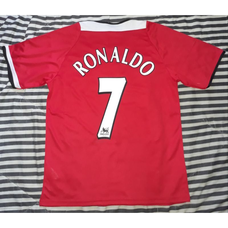 Jersey manchester united 2004 nameset Ronaldo