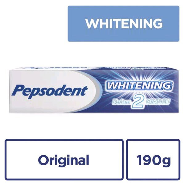 Pepsodent pasta gigi whitening 190 gram