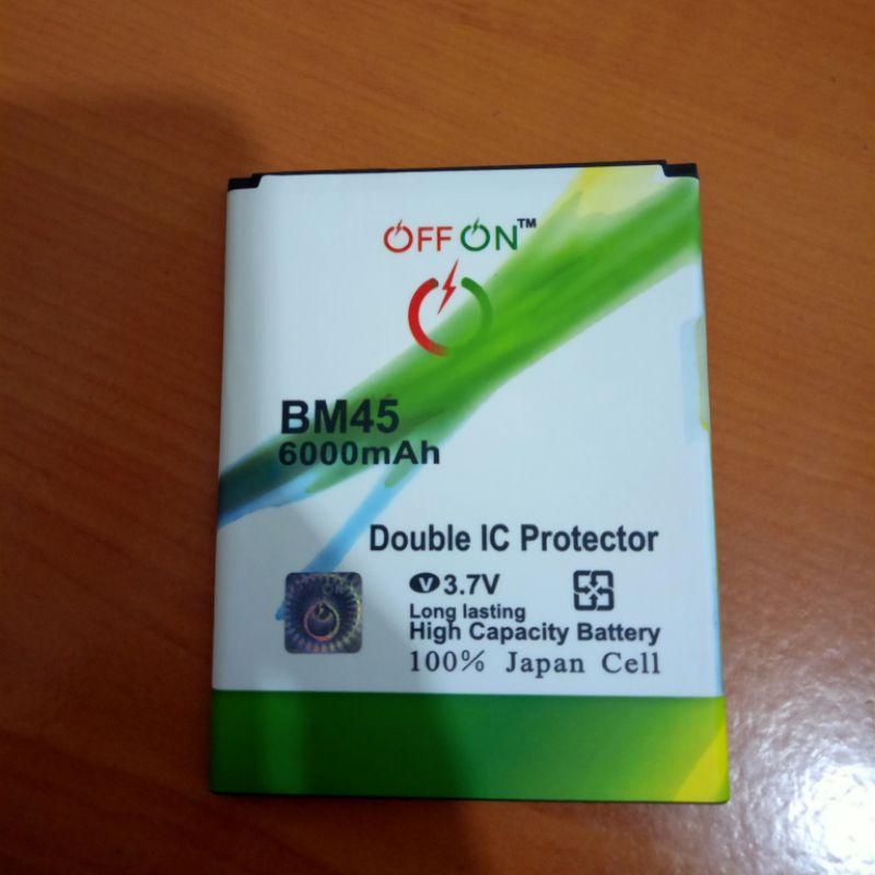 Baterai Battery Xiaomi Redmi Note 2 BM45 Redmi Note2 Double Power OFFON