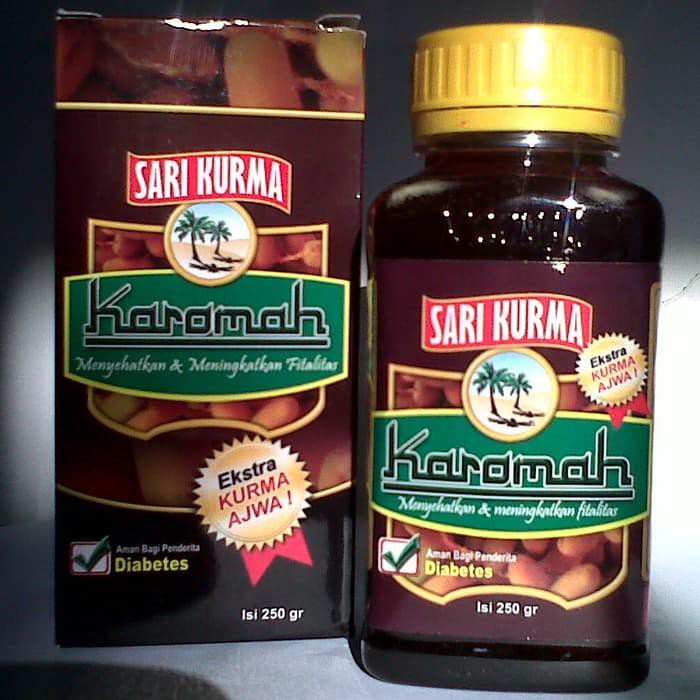 

Sari kurma KARAMAH (ekstra kurma ajwa)