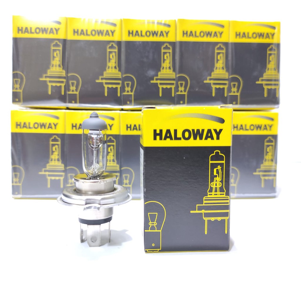 LAMPU BOHLAM H4 HALOWAY ORIGINAL 60/55 12V 2ND BRAND PHILIPS