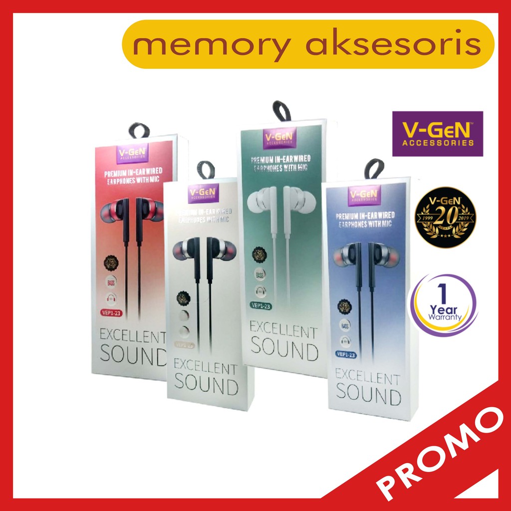 HEADSET VGEN VEP1-23 Extra Bass Stereo