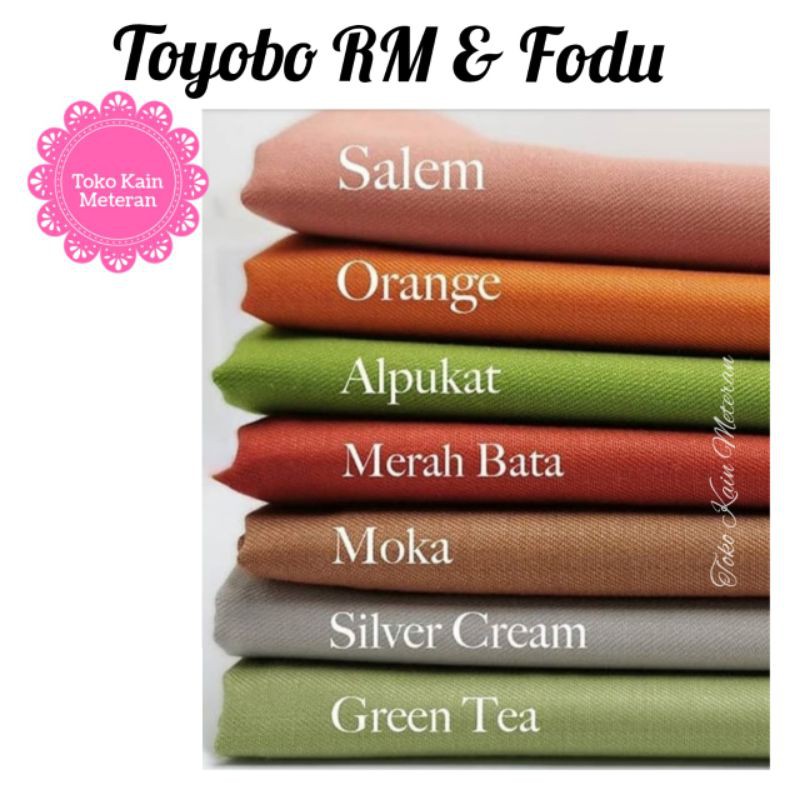 KAIN KATUN TOYOBO FODU ROYAL MIX PREMIUM JAPAN ini