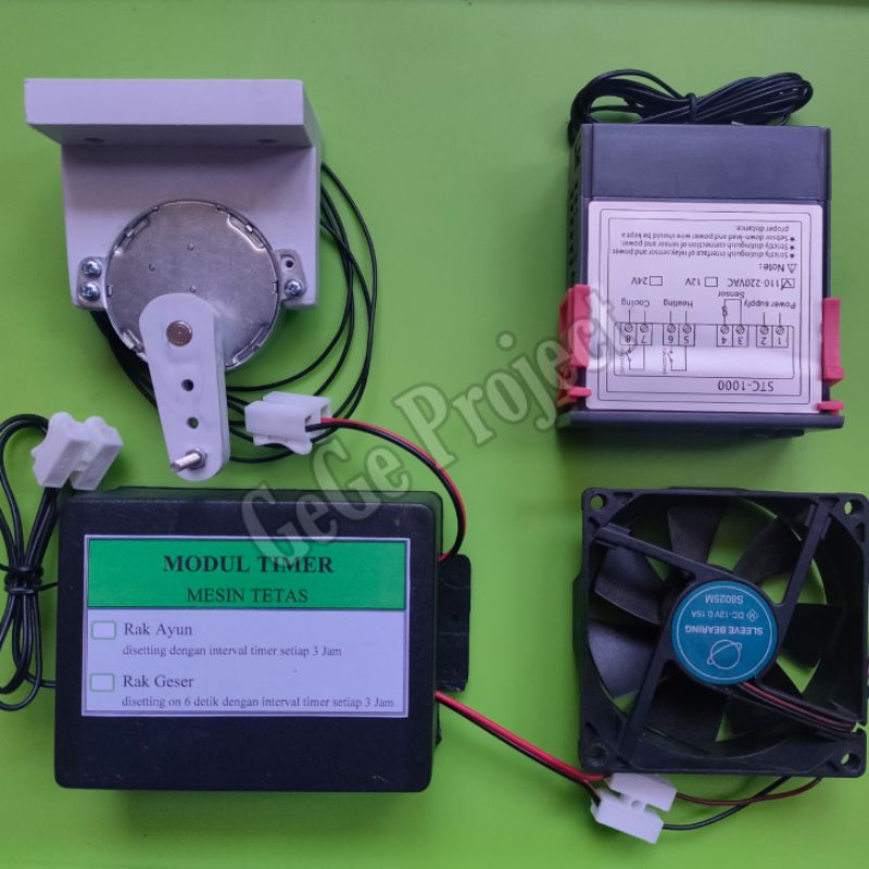 Paket Mesin Tetas Telur Rak Geser Otomatis Komponen Mesin Tetas