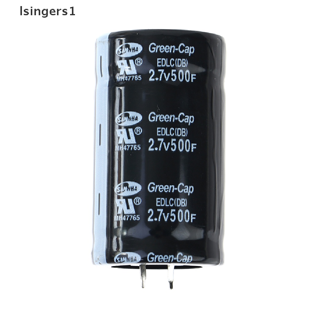 (lsingers1) Kapasitor Elektrolit 2.7V 500F 35x60mm Bahan Metal