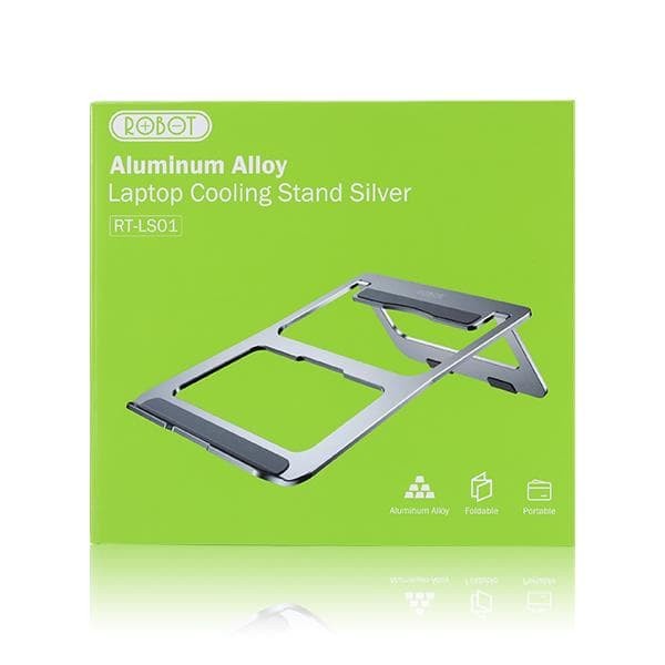 COOLING STAND FOLDABLE ALLOY TEMPAT DUDUKAN MEJA LAPTOP - ROBOT RT-LS01