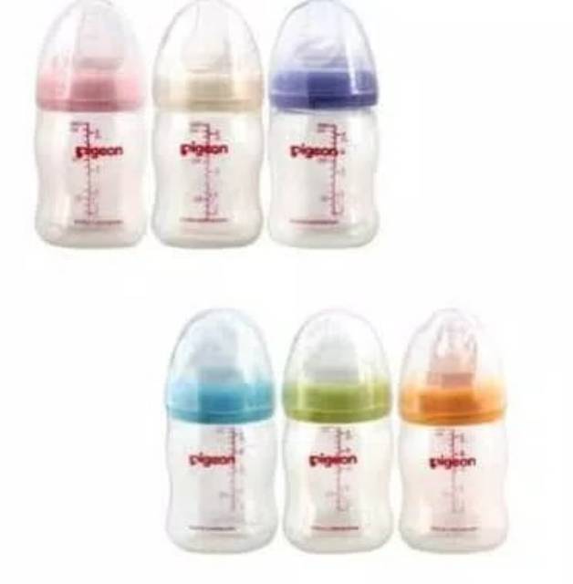 Pigeon Bottle Peristaltic Plus Wide Neck Botol Susu Wideneck 160mL 240mL isi 1pcs