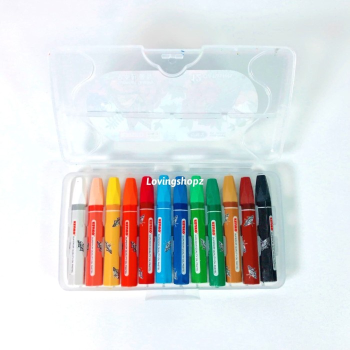 

Bagus Crayon Menggambar 12 Warna, Crayon 12 Warna Kenko Promo