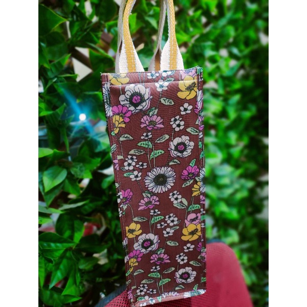 tas botol minum viral Tumbler gemoy tali panjang terlaris motif bunga