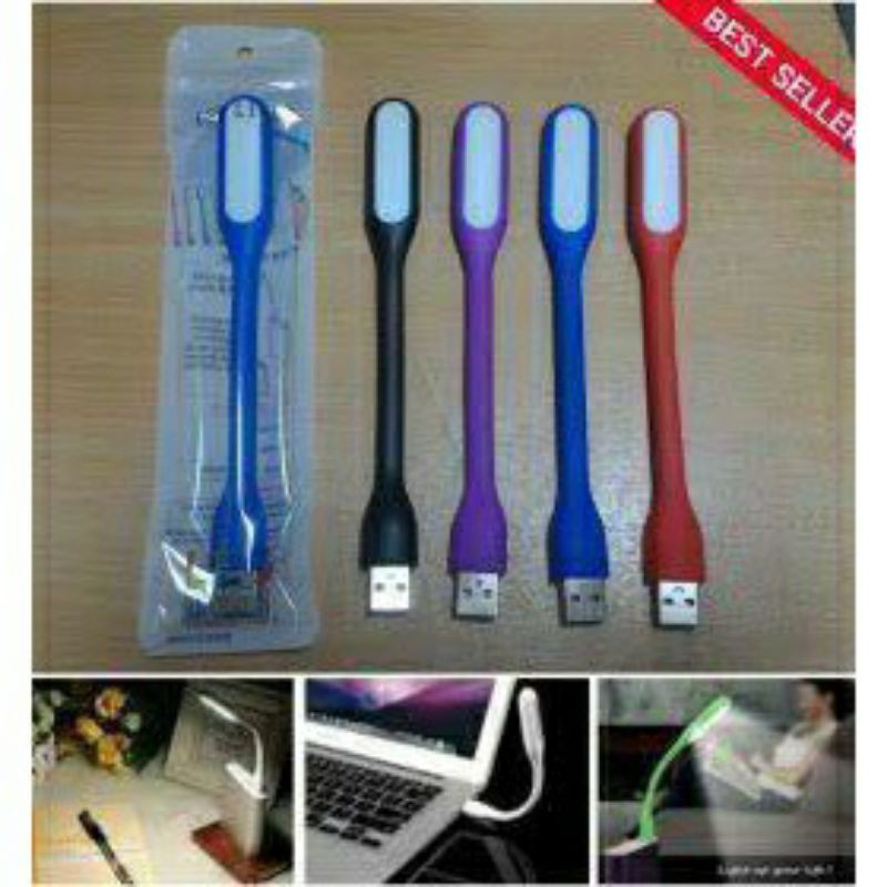 Lampu LED USB Flexible / Lampu Sikat USB NON PACK Mysunstore