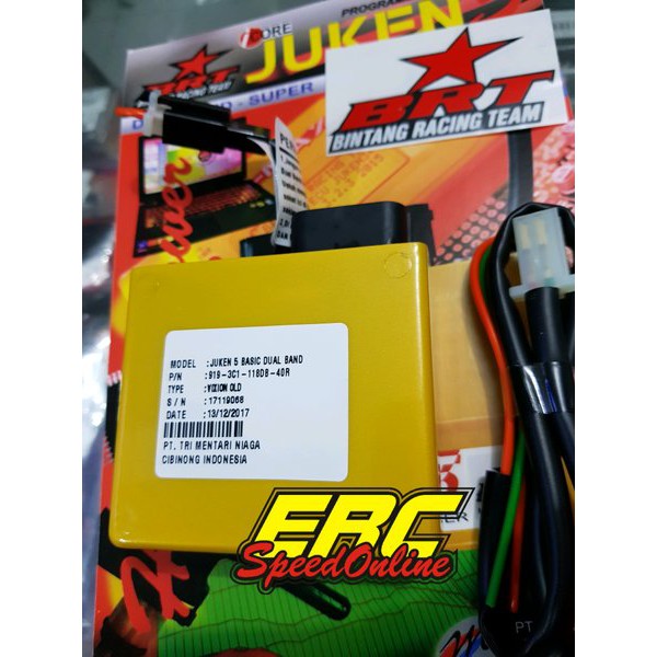 ECU BRT JUKEN 5 DUALBAND VIXION OLD  RACING ORIGINAL ORI