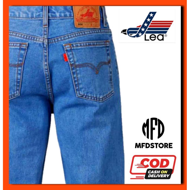 Celana Jeans Lea 606, 604, Straight Jeans Reguler Fit, Jeans Standar