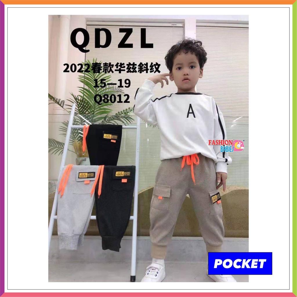 ❤FASHIONBABIES❤ LEGGING BABY BOY / LEGGING JOGGER BAYI IMPORT KOREA