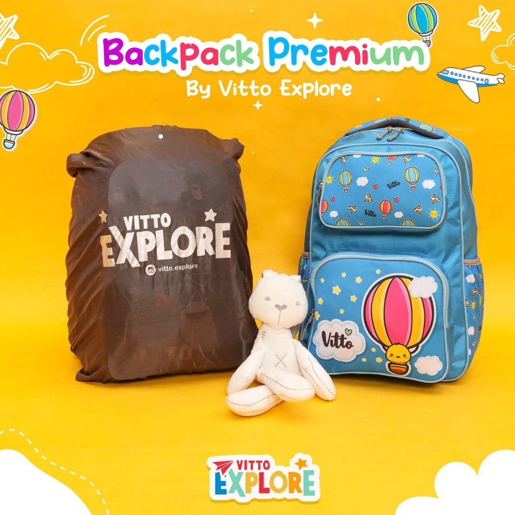 Tas sekolah anak Backpack Premium Vitto