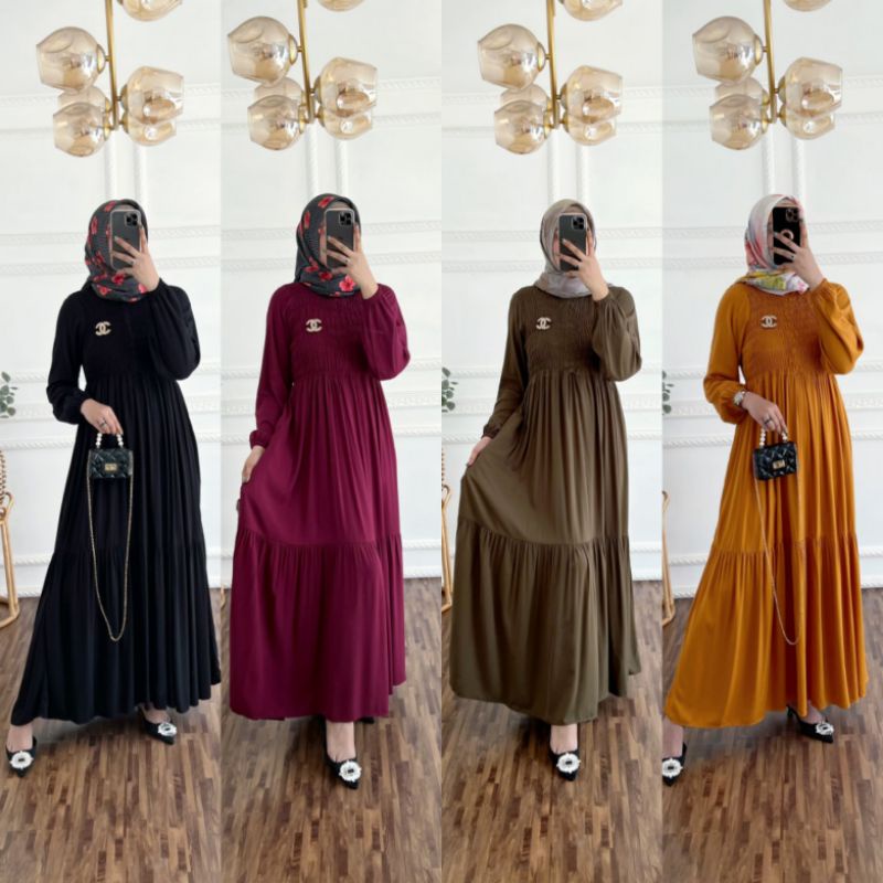 (COD)SALWA DRESS || SMOOK