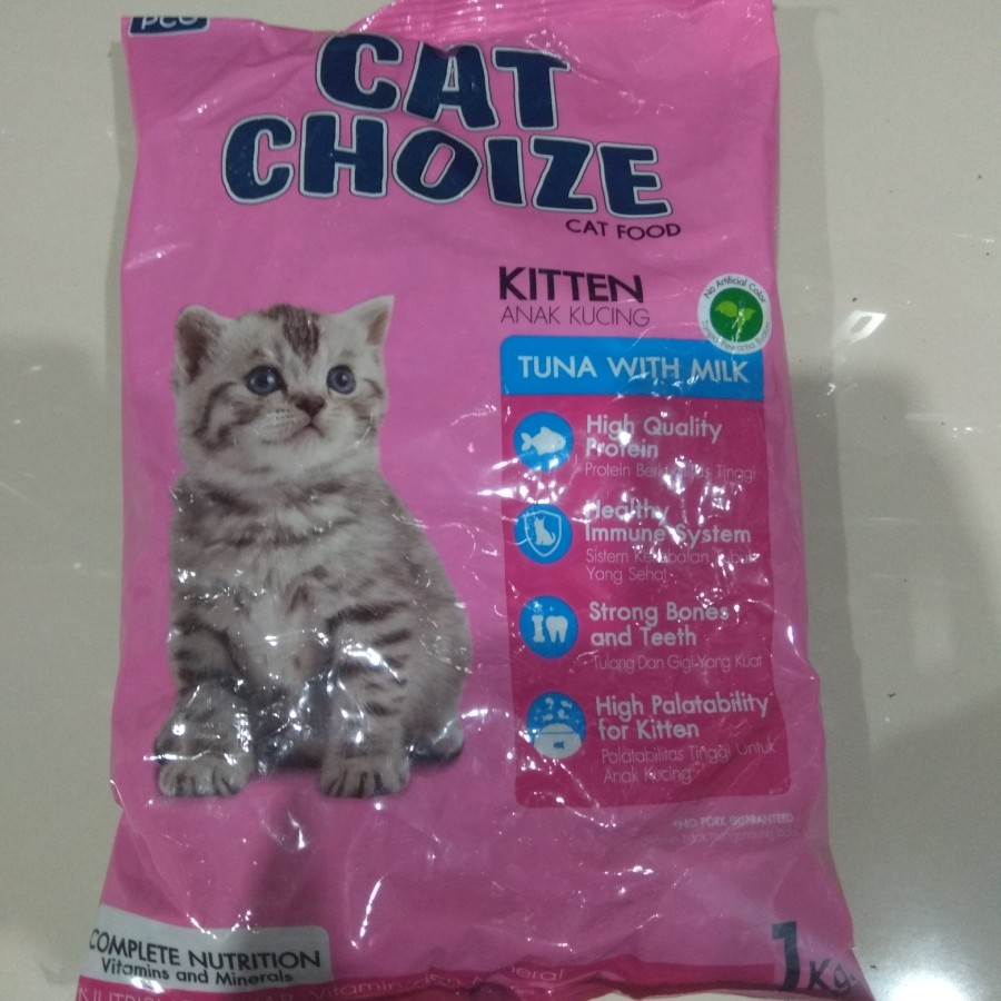 cat choize kitten tuna pink 1kg freshpack